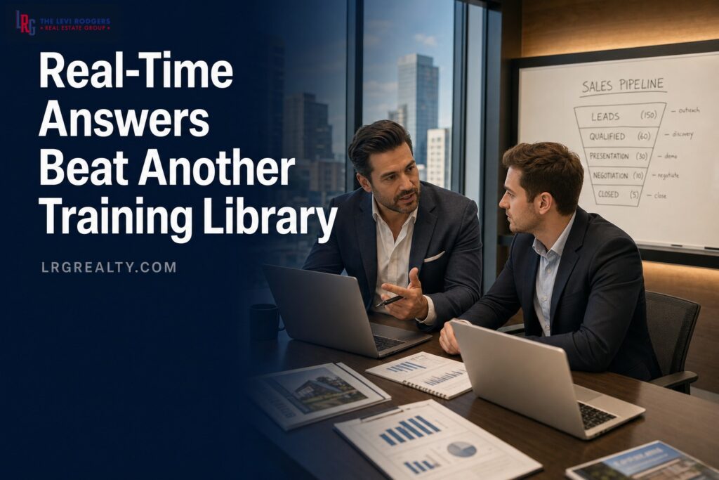 Why Real-Time Answers Matter More Than Another Online Training Library