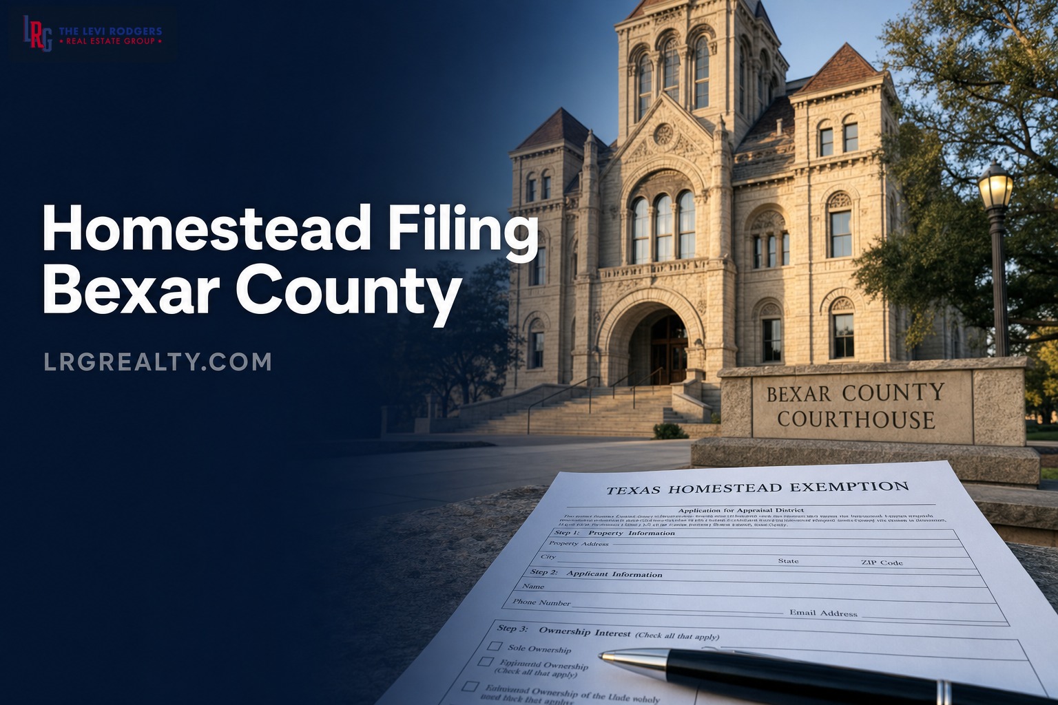 Filing Your Homestead Exemption in Bexar County, Step by Step