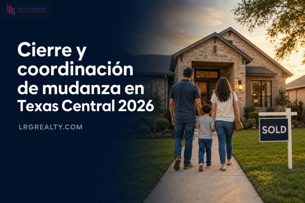 Cierre y coordinación de mudanza en Texas Central 2026