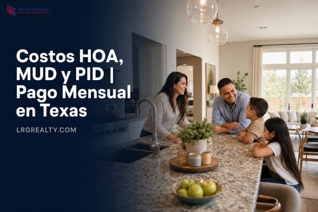Costos HOA, MUD y PID | Pago Mensual en Texas
