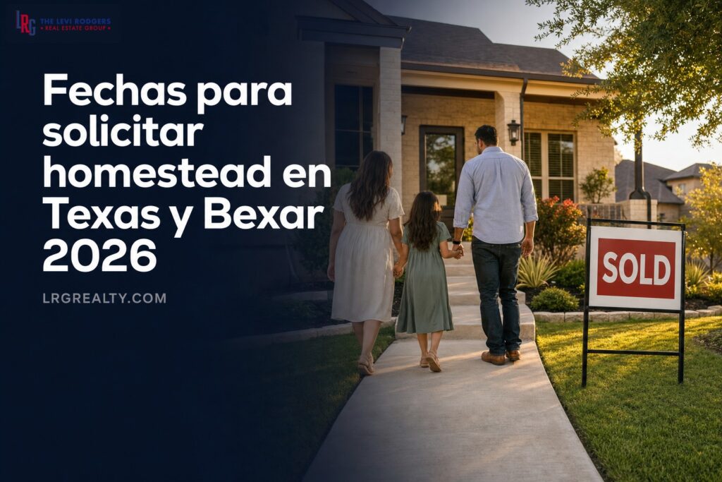 Fechas para solicitar homestead en Texas y Bexar 2026