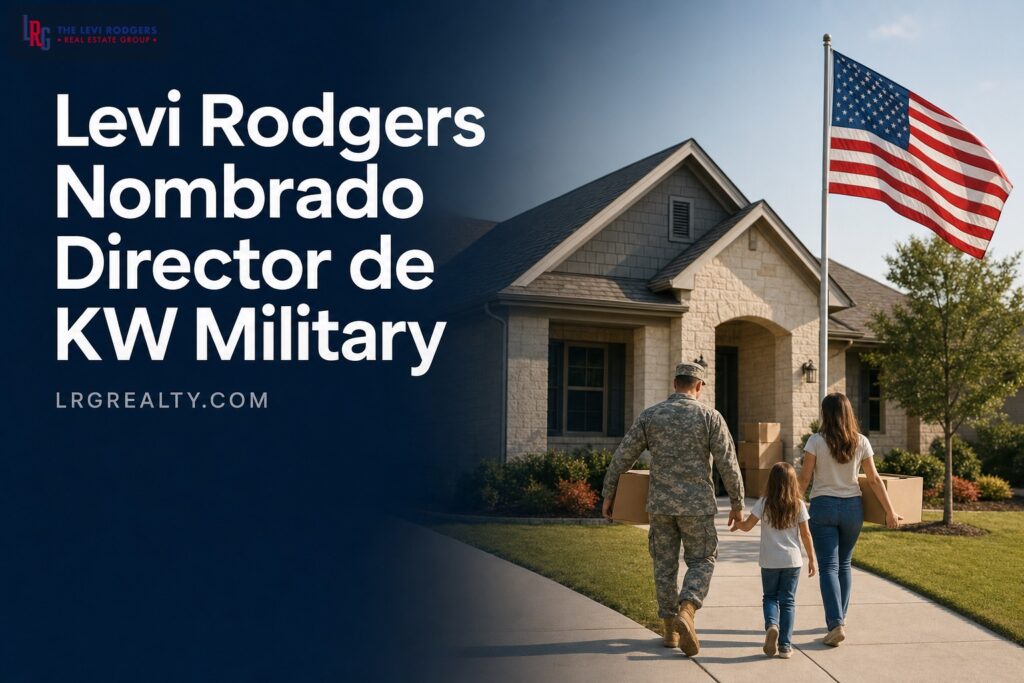 Levi Rodgers Nombrado Director de KW Military (Levi named director..)