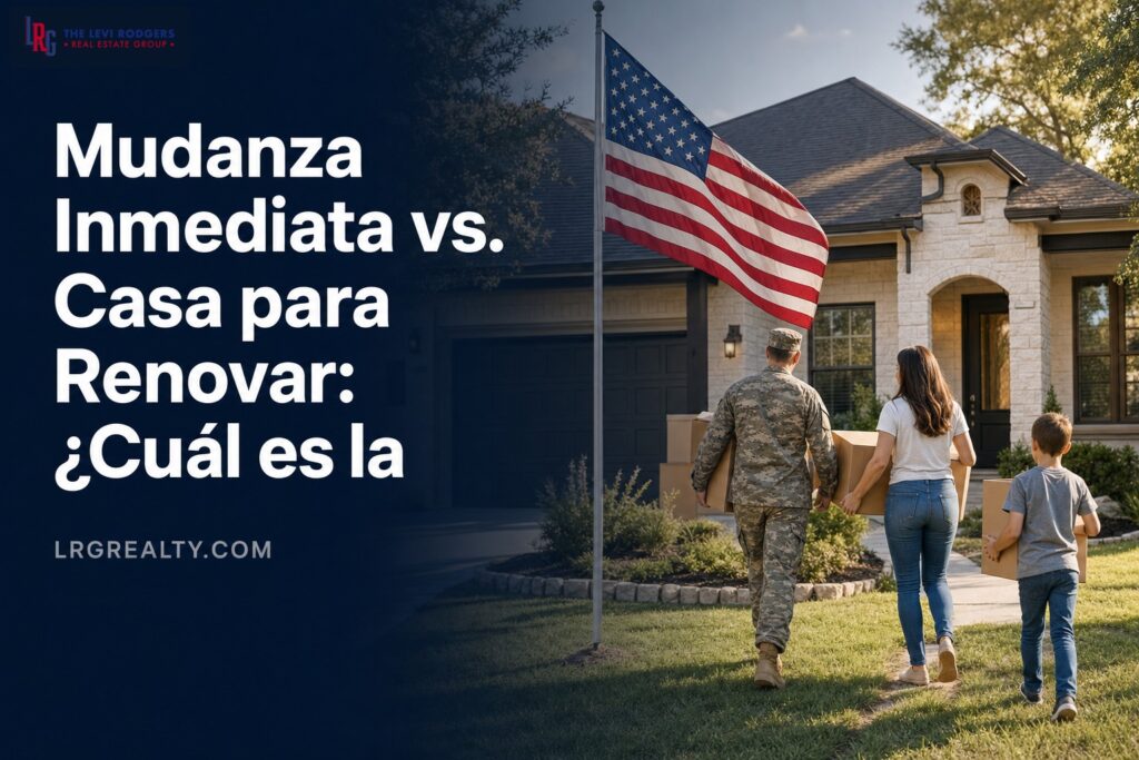 Mudanza Inmediata vs. Casa para Renovar: ¿Cuál es la Mejor Opción para Ti? (Move in ready..)