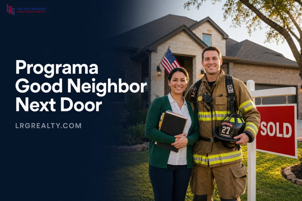 Programa Good Neighbor Next Door en Texas: Cómo Comprar Casa con 50% de Descuento