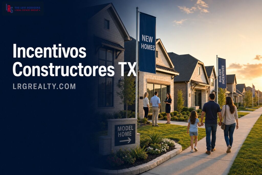 Incentivos de Constructores y Rate Buydowns en Texas: Casas Nuevas