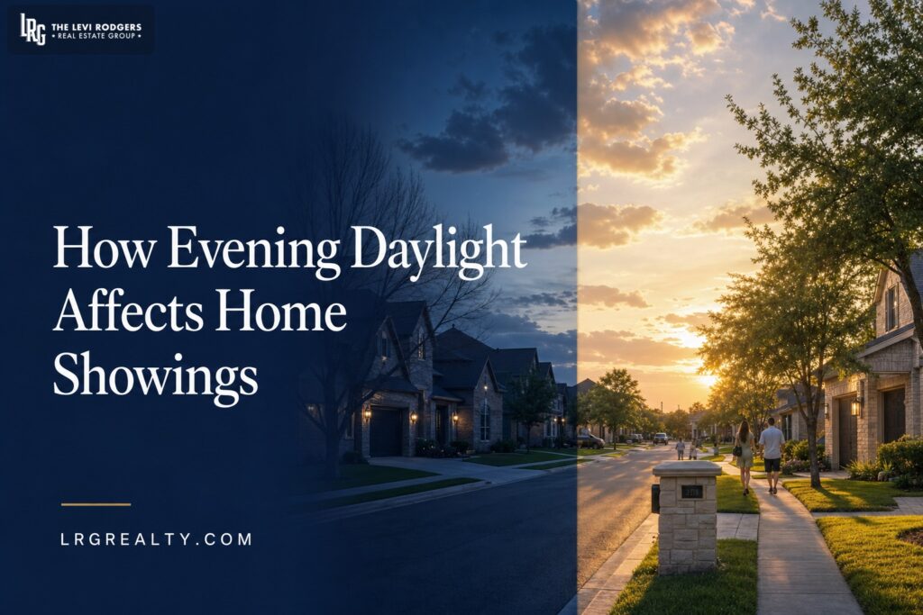 How Evening Daylight Affects Home Showings and Buyer Scheduling in Texas