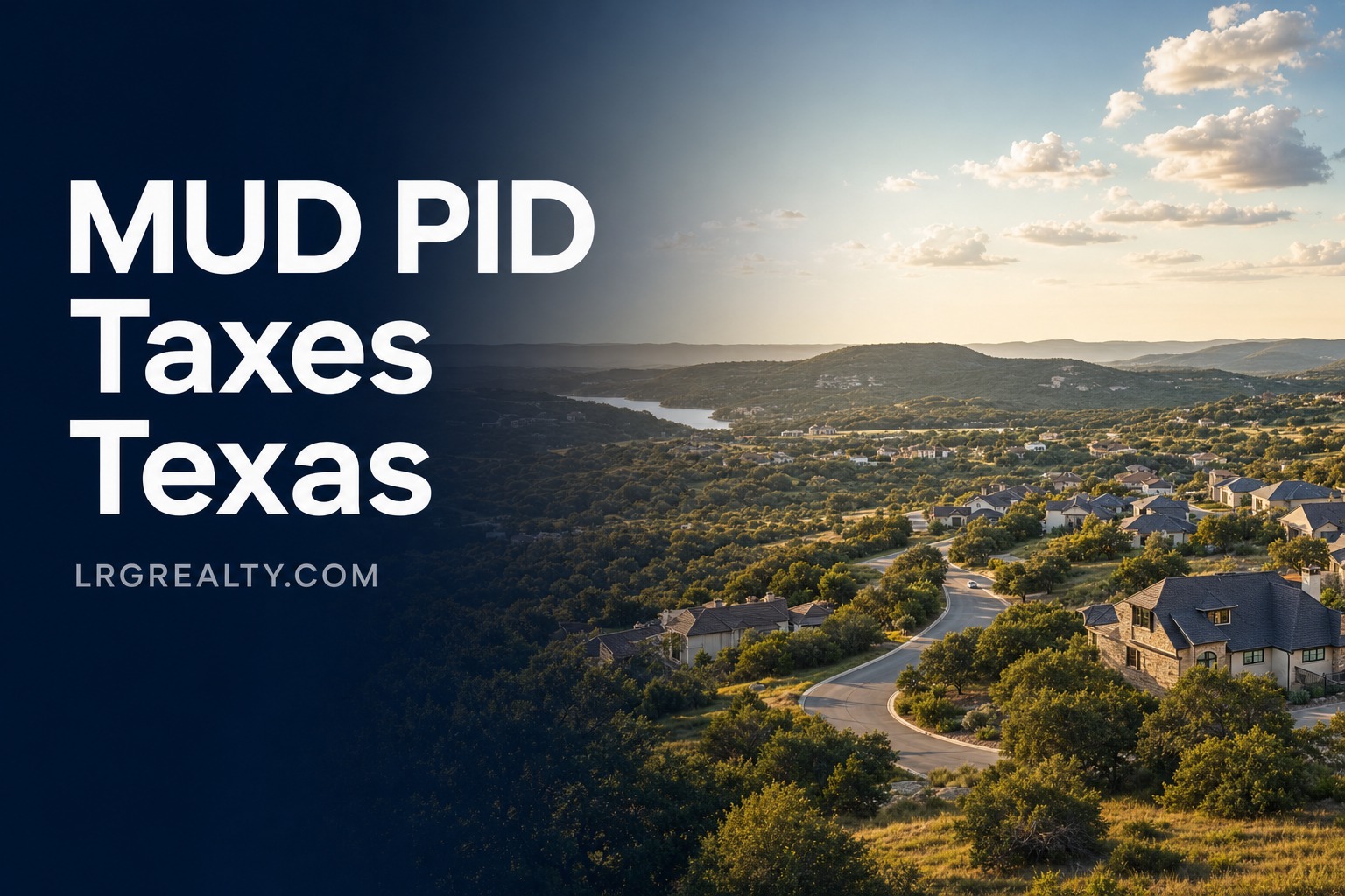 MUD PID Taxes Texas